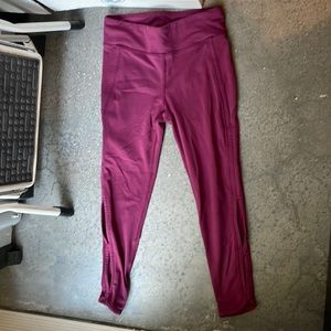 Free people movement infinity leggings, wine color, XS